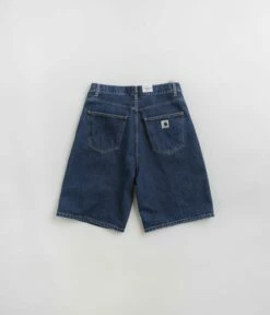 Carhartt Womens Brandon Shorts - Blue Stone Washed -FLATSPOT Sales carhartt womens brandon shorts blue stone washed 3