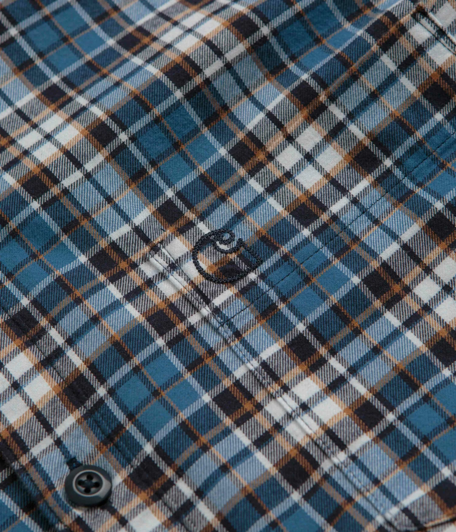 Carhartt Yuma Shirt Twill Flannel Shirt - Storm Blue 5 Carhartt Yuma Shirt Twill Flannel Shirt - Storm Blue - Image 3