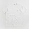 Carhartt Chase T-Shirt - White / Gold -FLATSPOT Sales carharttchaset shirt white gold 1