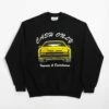 Cash Only Car Embroidered Crewneck Sweatshirt - Black 2 Cash Only Car Embroidered Crewneck Sweatshirt - Black -FLATSPOT Sales cash only car embroidered crewneck sweatshirt black 1