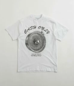 Cash Only Wheels T-Shirt - White