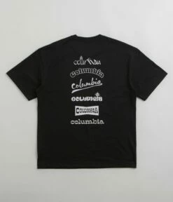 Columbia Burnt Lake Graphic T-Shirt - Black / Branded Jumble