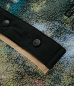 Columbia Helvetia Half Snap Fleece - Napa Green Chasing Falls Print / Black -FLATSPOT Sales columbia helvetia half snap fleece napa green chasing falls print black 4