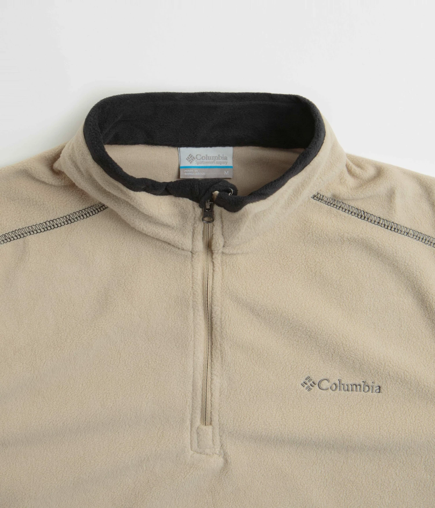 Columbia Klamath Range II 1/2 Zip Fleece - Ancient Fossil / Black 6 Columbia Klamath Range II 1/2 Zip Fleece - Ancient Fossil / Black - Image 4