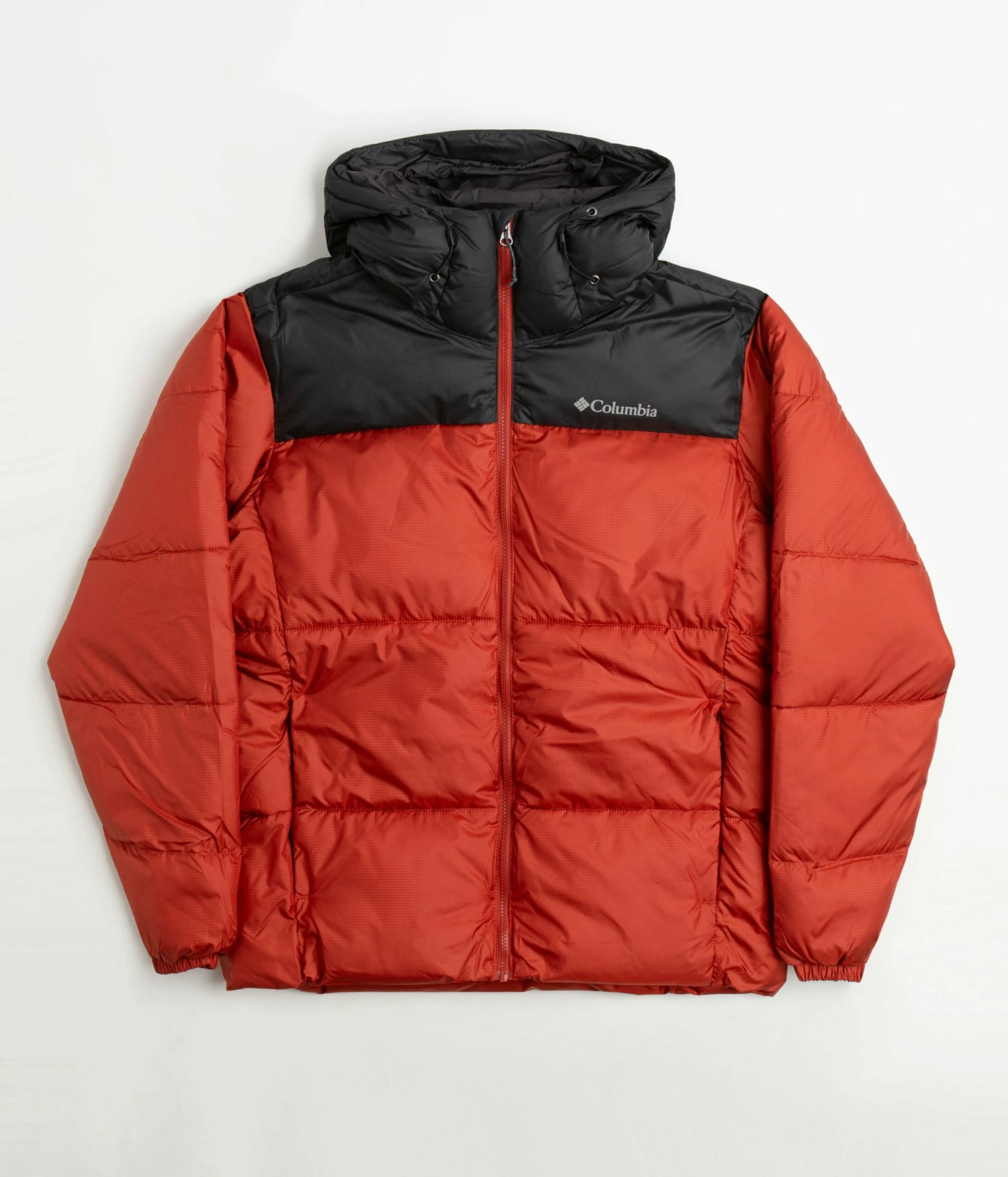 Columbia Puffect Hooded Jacket - Warp Red / Shark 3 Columbia Puffect Hooded Jacket - Warp Red / Shark