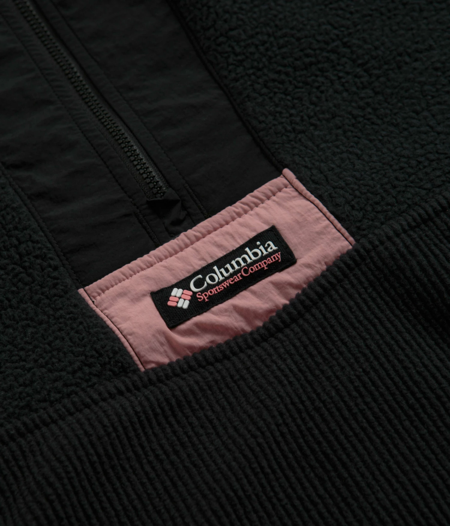 Columbia Riptide Fleece - Black / Salmon Rose 5 Columbia Riptide Fleece - Black / Salmon Rose - Image 3