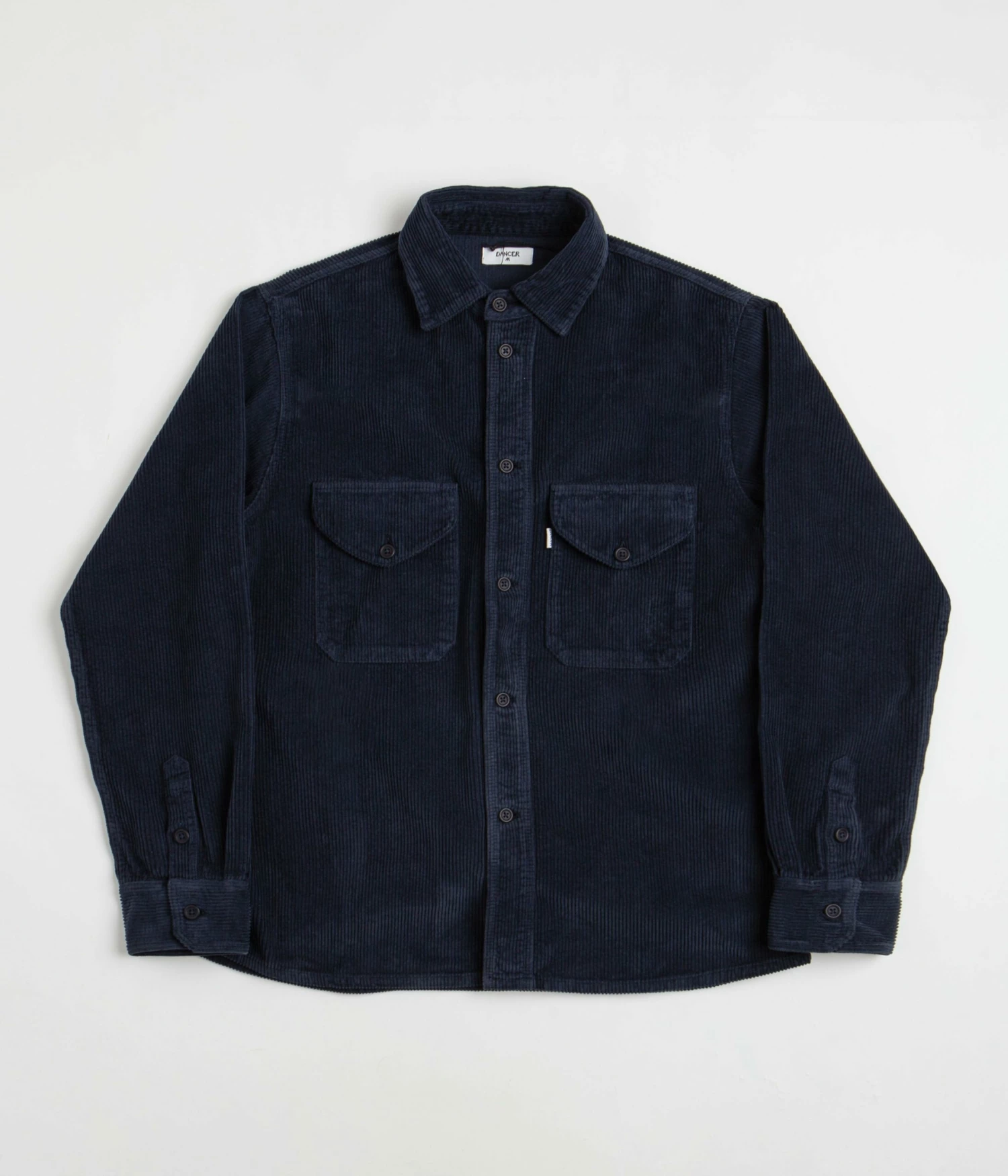 Dancer Double Pocket Overshirt - Navy 3 Dancer Double Pocket Overshirt - Navy