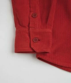 Dancer Double Pocket Overshirt - Red -FLATSPOT Sales dancer double pocket overshirt red 3