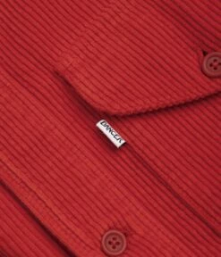 Dancer Double Pocket Overshirt - Red -FLATSPOT Sales dancer double pocket overshirt red 4