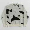 Dancer Mask Knit Sweatshirt - White