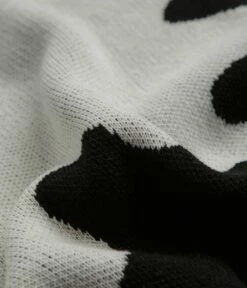 Dancer Mask Knit Sweatshirt - White -FLATSPOT Sales dancer mask knit sweatshirt white 3