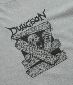 Dungeon Escape Long Sleeve T-Shirt - Grey -FLATSPOT Sales dungeon escape long sleeve t shirt grey 3