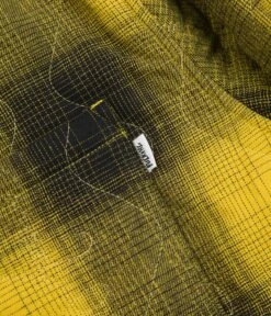 Fucking Awesome Lightweight Reversible Flannel Jacket - Yellow / Black 13 Fucking Awesome Lightweight Reversible Flannel Jacket - Yellow / Black -FLATSPOT Sales fucking awesome lightweight reversible flannel jacket yellow black 4