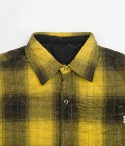 Fucking Awesome Lightweight Reversible Flannel Jacket - Yellow / Black 14 Fucking Awesome Lightweight Reversible Flannel Jacket - Yellow / Black -FLATSPOT Sales fucking awesome lightweight reversible flannel jacket yellow black 5
