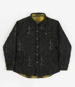 Fucking Awesome Lightweight Reversible Flannel Jacket - Yellow / Black 16 Fucking Awesome Lightweight Reversible Flannel Jacket - Yellow / Black -FLATSPOT Sales fucking awesome lightweight reversible flannel jacket yellow black 7