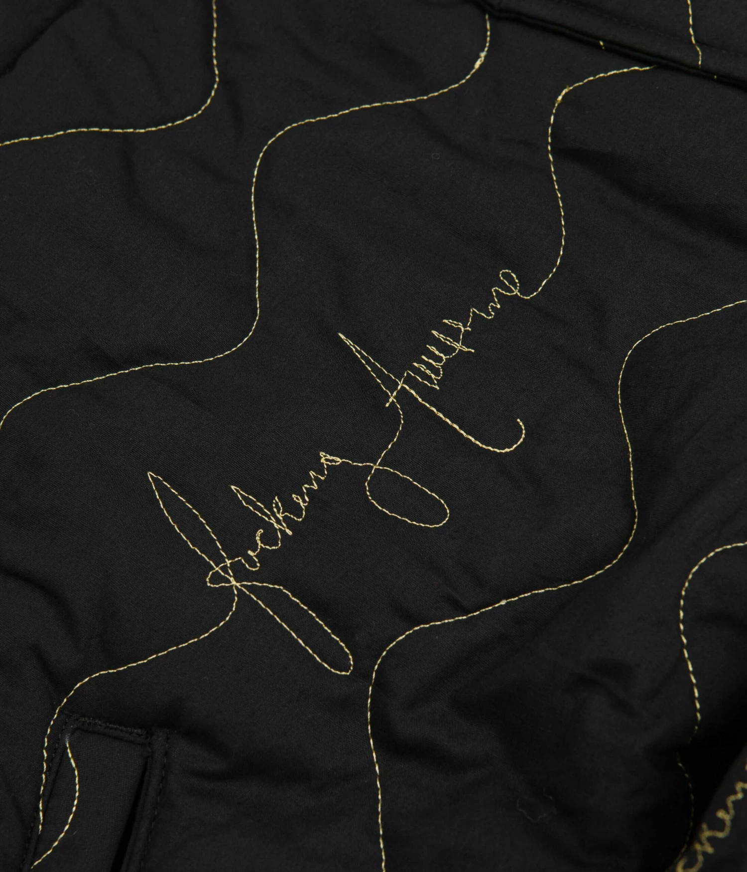 Fucking Awesome Lightweight Reversible Flannel Jacket - Yellow / Black 10 Fucking Awesome Lightweight Reversible Flannel Jacket - Yellow / Black - Image 8