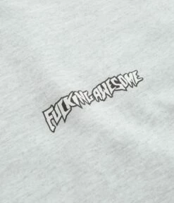 Fucking Awesome Little Stamp Crewneck Sweatshirt - Heather Grey -FLATSPOT Sales fucking awesome little stamp crewneck sweatshirt heather grey 3