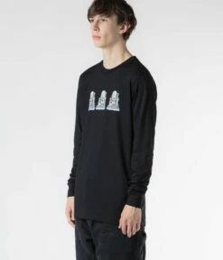 Garden Raiders Long Sleeve T-Shirt - Black -FLATSPOT Sales garden raiders long sleeve t shirt black 2 1