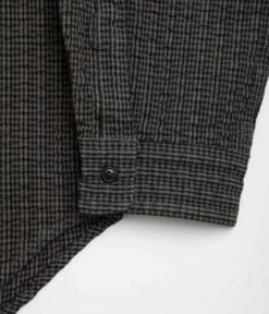 Gramicci OG Seersucker Canyon Shirt - Deep Grey Garment Dyed -FLATSPOT Sales gramicci og seersucker canyon shirt deep grey garment dyed 4