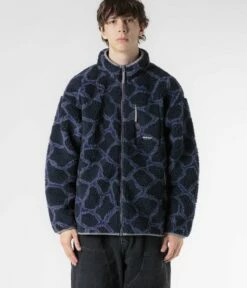 Gramicci Sherpa Jacket - Agate Navy -FLATSPOT Sales gramicci sherpa jacket agate navy 1 1