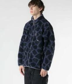 Gramicci Sherpa Jacket - Agate Navy -FLATSPOT Sales gramicci sherpa jacket agate navy 2 1