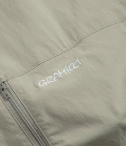 Gramicci Softshell Nylon Hooded Jacket - Stone Grey -FLATSPOT Sales gramicci softshell nylon hooded jacket stone grey 4