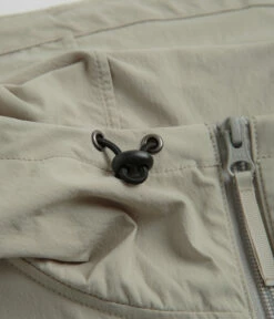 Gramicci Softshell Nylon Hooded Jacket - Stone Grey -FLATSPOT Sales gramicci softshell nylon hooded jacket stone grey 5