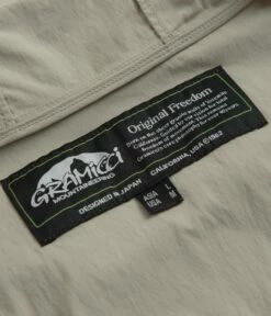 Gramicci Softshell Nylon Hooded Jacket - Stone Grey -FLATSPOT Sales gramicci softshell nylon hooded jacket stone grey 7