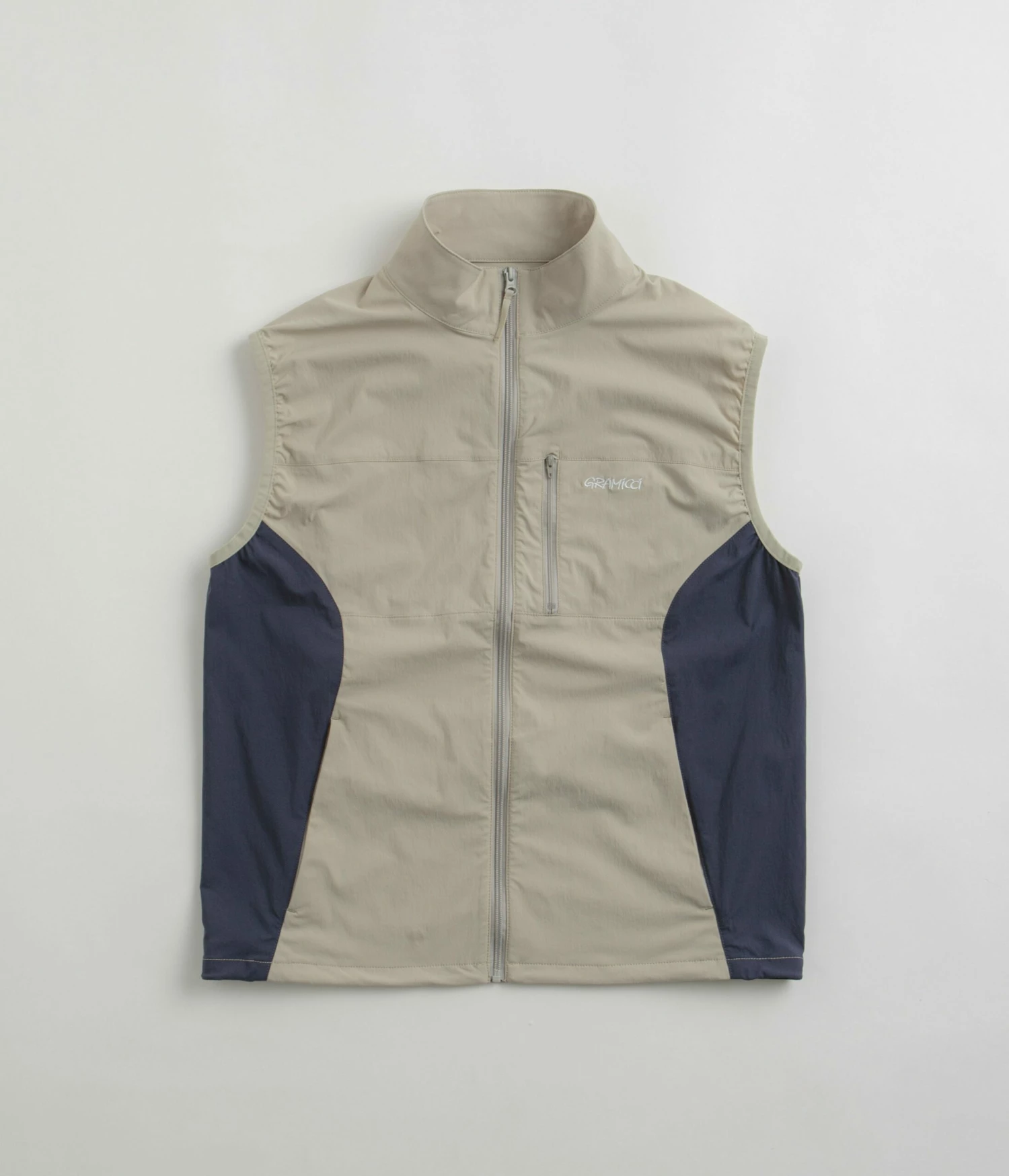 Gramicci Softshell Nylon Vest - Stone Grey 3 Gramicci Softshell Nylon Vest - Stone Grey