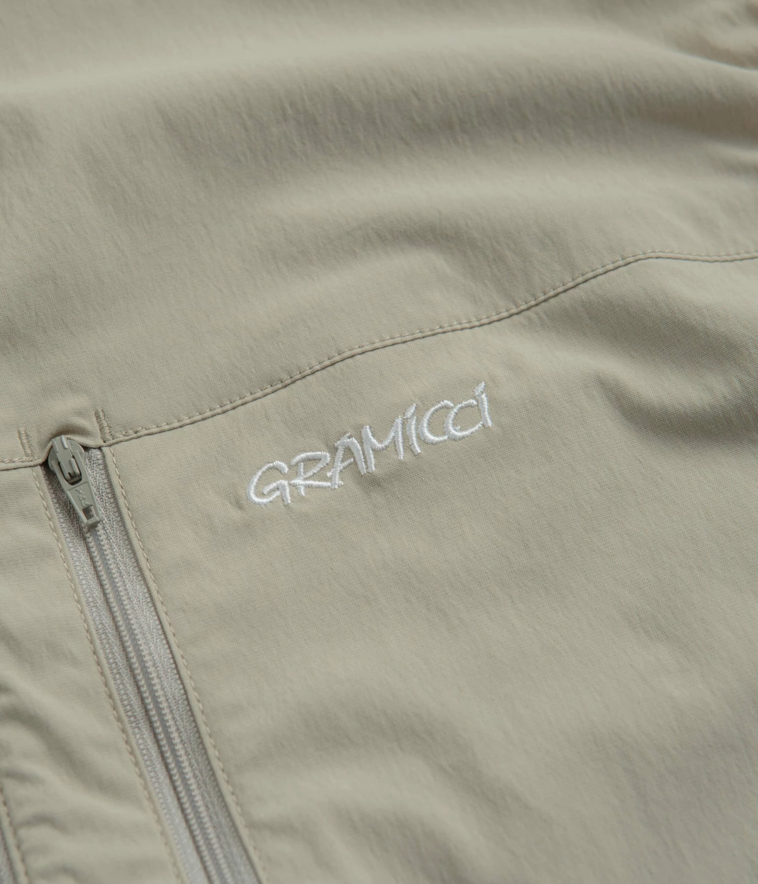 Gramicci Softshell Nylon Vest - Stone Grey 6 Gramicci Softshell Nylon Vest - Stone Grey - Image 4
