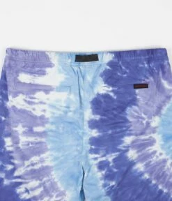 Gramicci Tie Dye G-Shorts - Blue Psychedelic -FLATSPOT Sales gramicci tie dye g shorts blue psychedelic