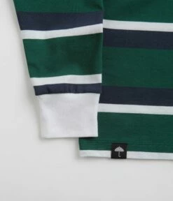 Helas Horizon Long Sleeve T-Shirt - Green -FLATSPOT Sales helas horizon long sleeve t shirt green 2