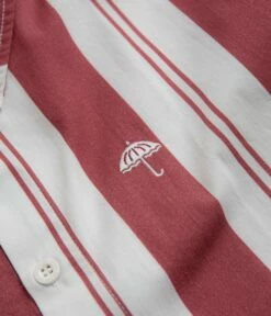 Helas Laba Shirt - White / Burgundy -FLATSPOT Sales helas laba shirt white burgundy 3