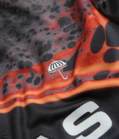 Helas Liquid Long Sleeve Polo Shirt - Black -FLATSPOT Sales helas liquid long sleeve polo shirt black 3