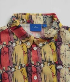 Helas Meeting Short Sleeve Shirt - Multi -FLATSPOT Sales helas meeting short sleeve shirt multi 4