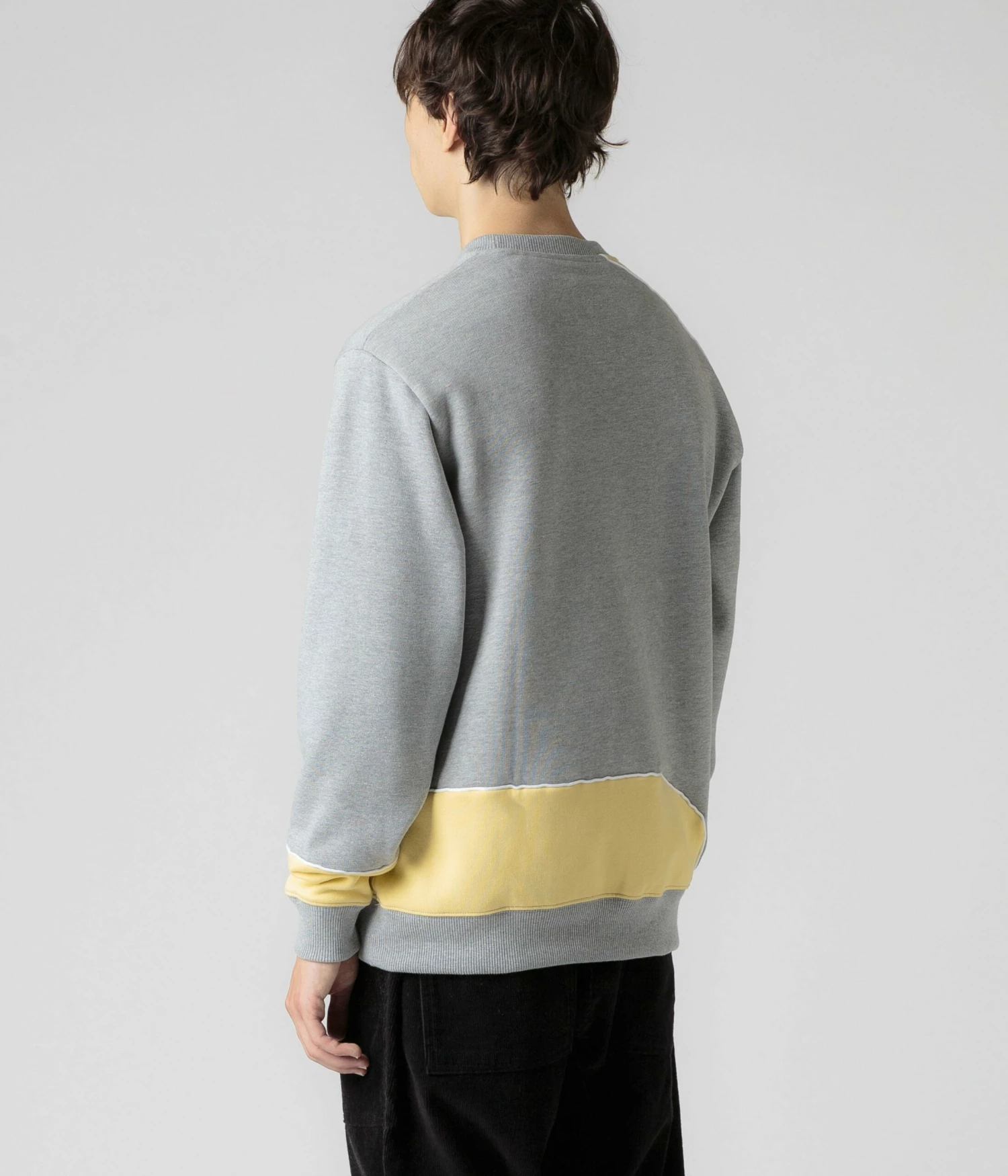 Helas Round Crewneck Sweatshirt - Heather Grey 9 Helas Round Crewneck Sweatshirt - Heather Grey - Image 7