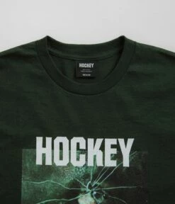 Hockey Thin Ice T-Shirt - Dark Green 7 Hockey Thin Ice T-Shirt - Dark Green -FLATSPOT Sales hockey thin ice t shirt dark green 3