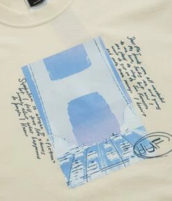 HUF Bridges T-Shirt - Bone -FLATSPOT Sales huf bridges t shirt bone 3