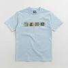 HUF Broadcasting Live T-Shirt - Light Blue -FLATSPOT Sales huf broadcasting live t shirt light blue 1
