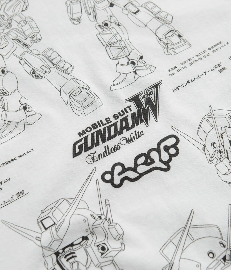 HUF Heavy Arms Schematics T-Shirt - White 6 HUF Heavy Arms Schematics T-Shirt - White - Image 5