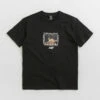 HUF Heero T-Shirt - Black -FLATSPOT Sales huf heero t shirt black 1