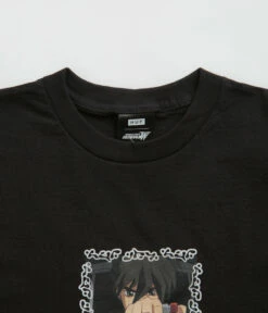 HUF Heero T-Shirt - Black -FLATSPOT Sales huf heero t shirt black 3