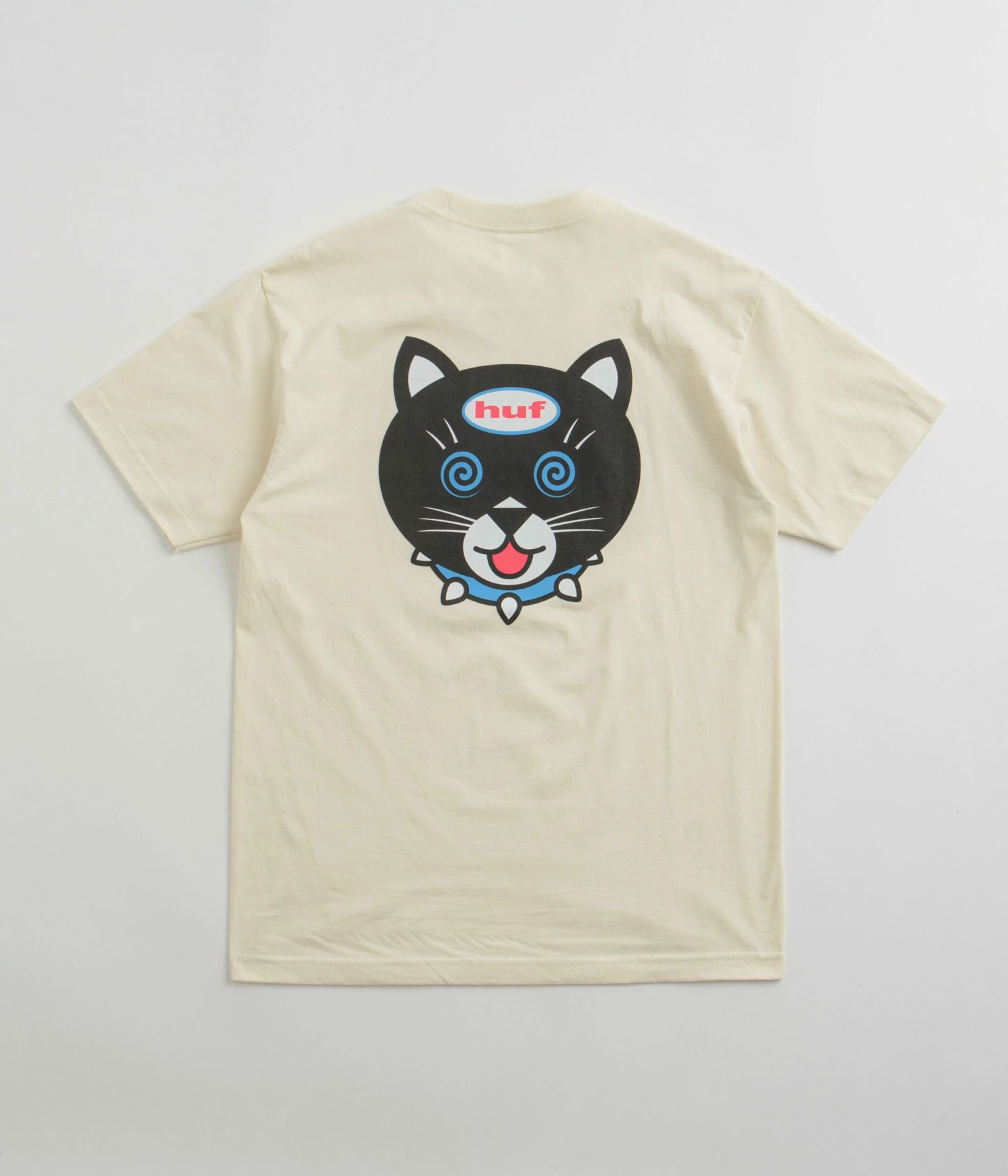 HUF Hypno Cat T-Shirt - Bone 3 HUF Hypno Cat T-Shirt - Bone