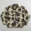 HUF Lowell Jacquard Sherpa Zip Fleece - Natural