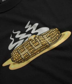 HUF On The Cob T-Shirt - Black -FLATSPOT Sales huf on the cob t shirt black 2 7103ee3c 5110 448d a41c 24b2a6569243