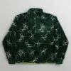 HUF Quake Sherpa 1/4 Zip Fleece - Forest Green -FLATSPOT Sales huf quake sherpa 1 4 zip fleece forest green 1