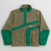 HUF Range 1/4 Zip Polar Fleece - Olive -FLATSPOT Sales huf range 1 4 zip polar fleece olive 1