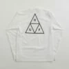 HUF Set TT Long Sleeve T-Shirt - White -FLATSPOT Sales huf set tt long sleeve t shirt white 1