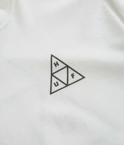 HUF Set TT Long Sleeve T-Shirt - White -FLATSPOT Sales huf set tt long sleeve t shirt white 4