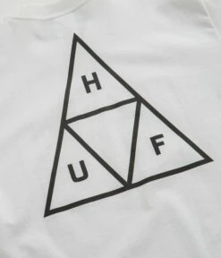 HUF Set TT Long Sleeve T-Shirt - White -FLATSPOT Sales huf set tt long sleeve t shirt white 5
